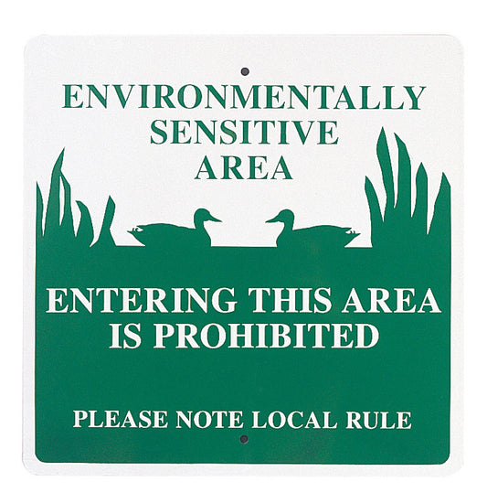12" x 12" Aluminum Sign-Environmentally
