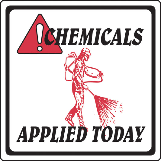 12" x 12" Aluminum Sign-Chemicals