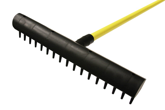 Cart Rake/Yellow Wood Handle