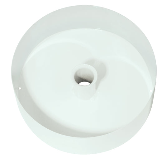 8" Diameter Plastic Cup-White