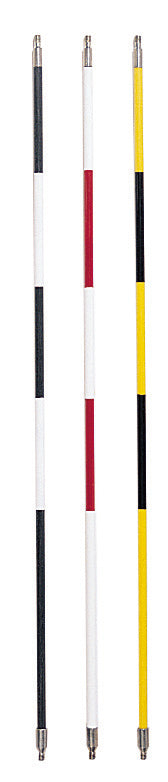 3/8" Fiberglass Rod-White/Red