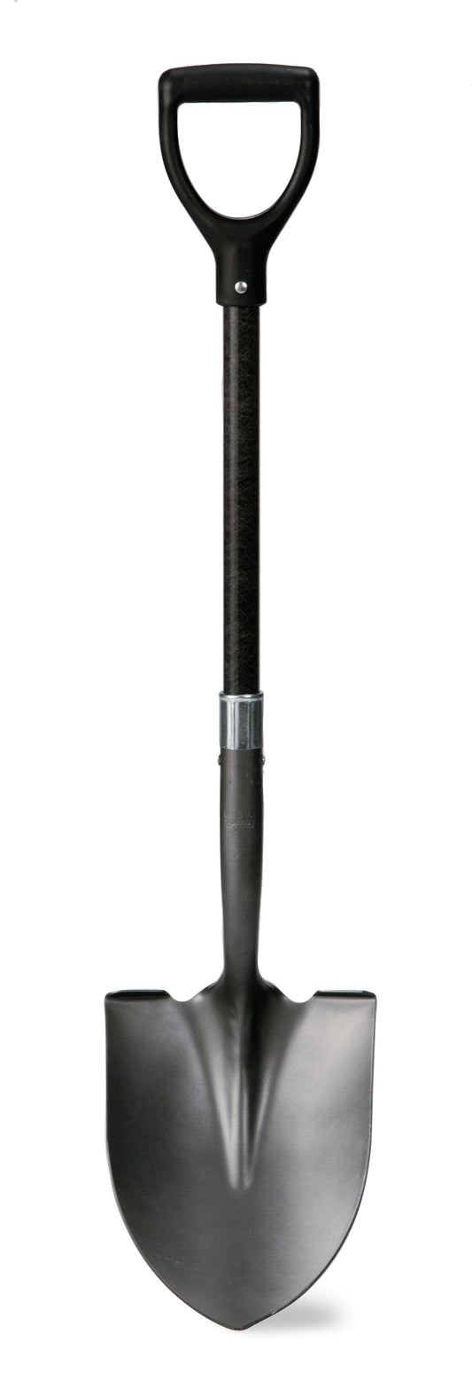 Round Point Shovel-27" Black Fiberglass
