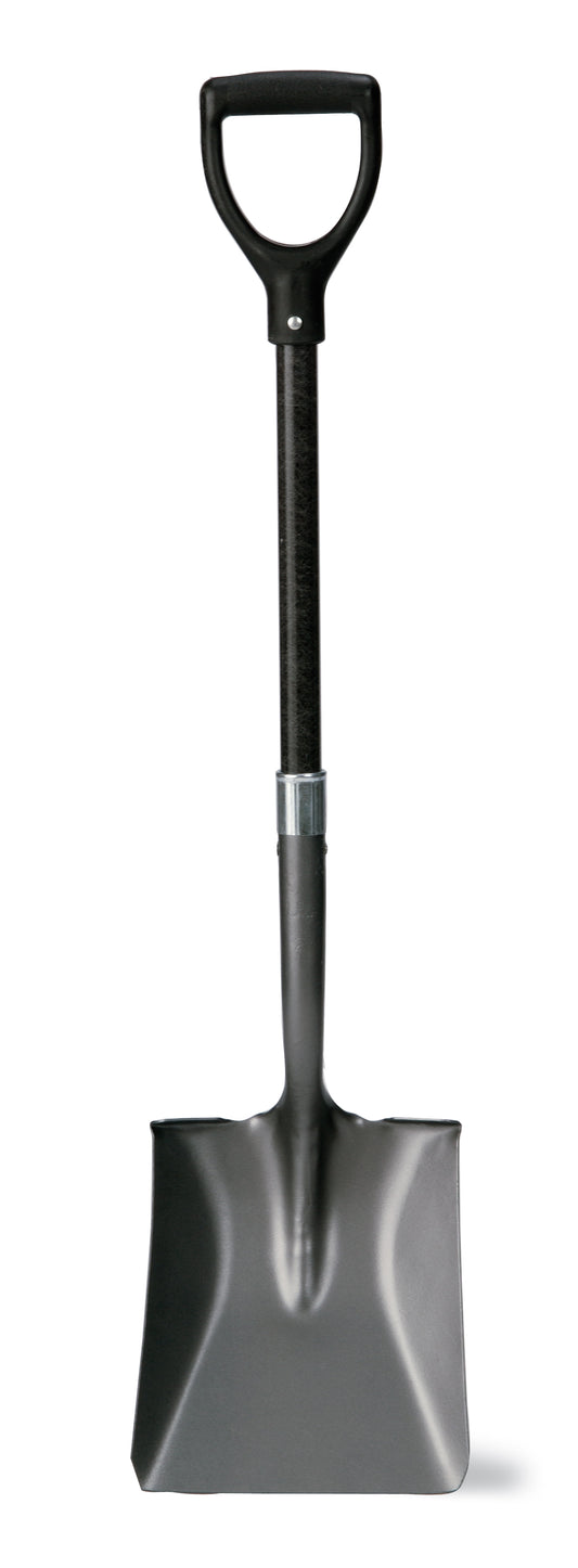 Square Point Shovel-27" Black Fiberglass