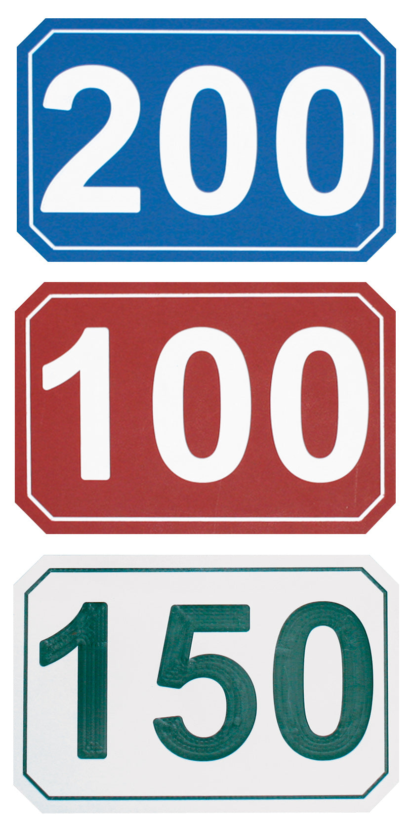 Green Line Rectangular Yardage Marker
