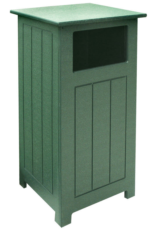 16 Gallon Square Green Line Trash