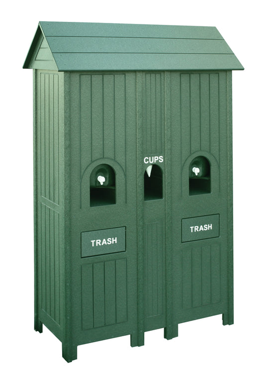 Deluxe Double Water Station-Green