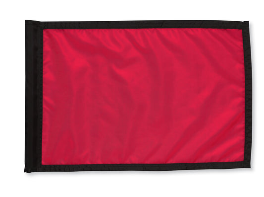 Red/Black Tube and Border Plain Flag