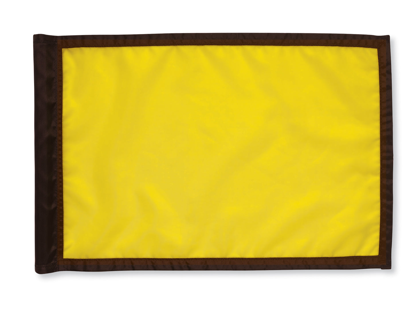 Yellow/Black Tube and Border Plain Flag