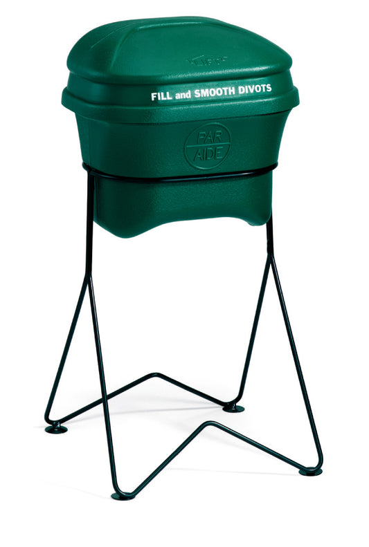 Divot Mate, with hard surface stand,