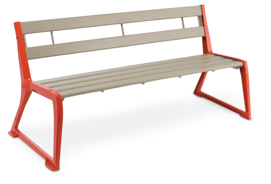 Re-Designed Classic Bench, Tan Panels