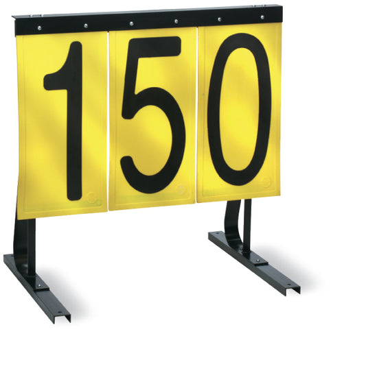 Practice Range Sign, Black Numbers