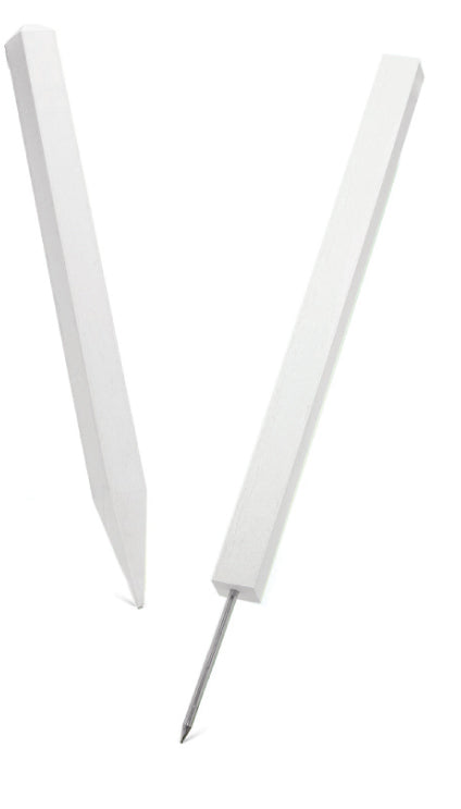 Markeringsstolpe 61cm, hvit 25 stk