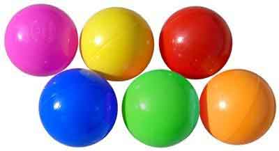 Baller til ballbasseng 500 stk