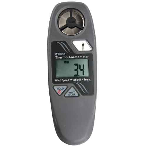 Digitalt temperatur og vindmåler