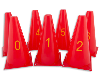 Kjegler med symboler Sett med 5stk