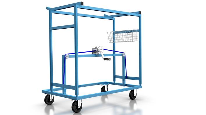 Transportvogn ishockeymål