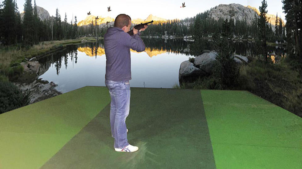 HD Skytesimulator Tilleggsmod. til sports- & golfsimulator