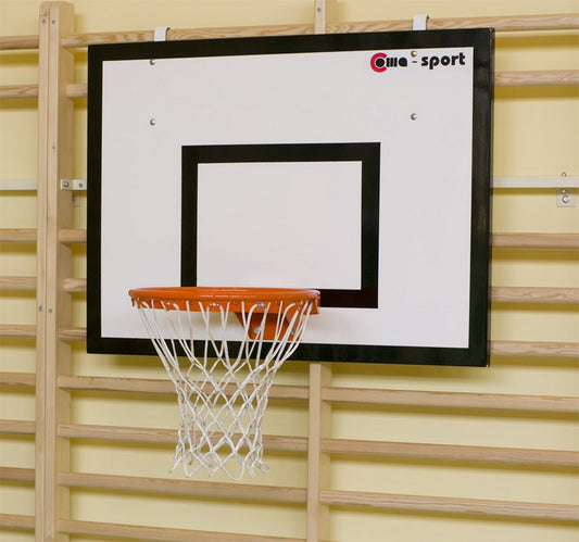Basketballplate for ribbevegg