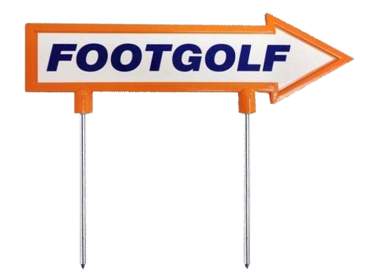 Rettningspil Footgolf med dekal