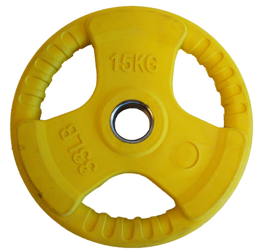 Vektskive Olympisk 15 kg - Gul 50 mm