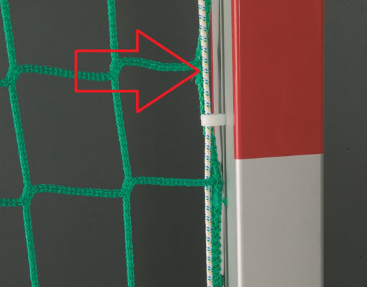 Strammestrikk til nett til håndballmål