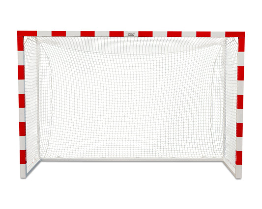 Håndballmål Aluminium - Rød-Hvit