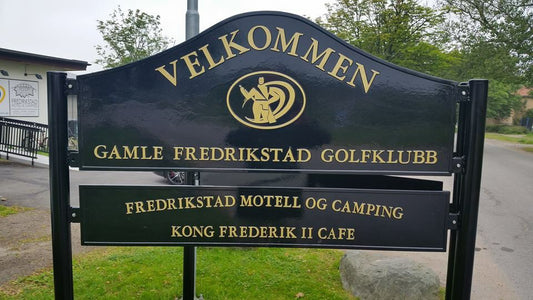 Eksklusive skilt til idrettsanlegg