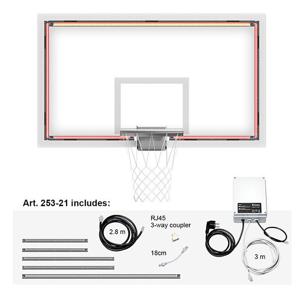 LED-lys til Basketballplate