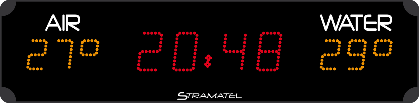 Basseng Veggklokke - 50 meters lesbarhet