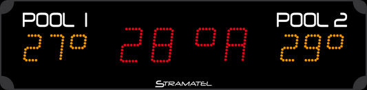 Basseng Veggklokke - 50 meters lesbarhet