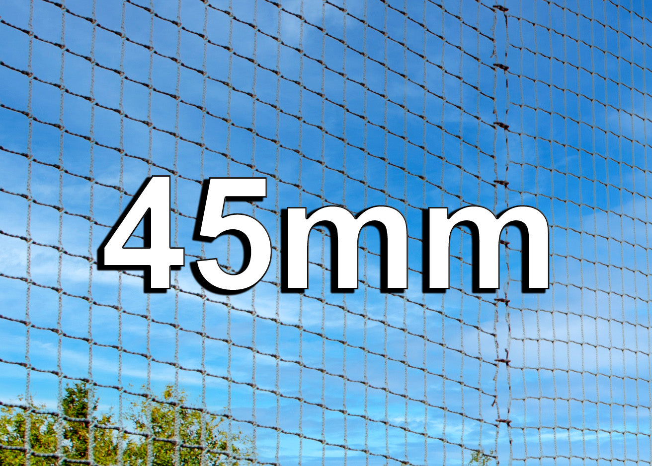 Ballfangernett 20x5m i 45mm masker