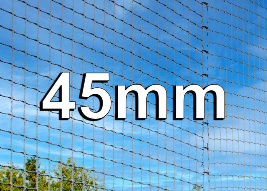 Ballfangernett 50x5 m i 45 mm masker