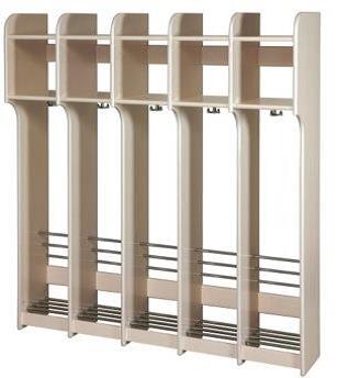 Norplay skolegarderobe FH 2 rom m laminatbenk
