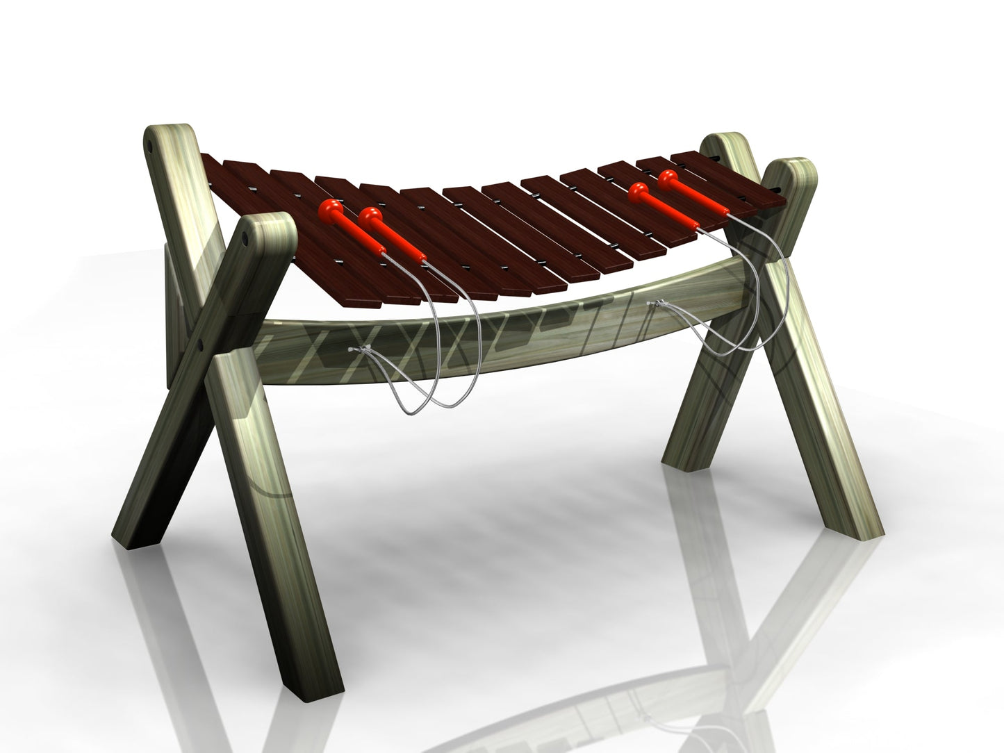 Akadinda, utendørs marimba