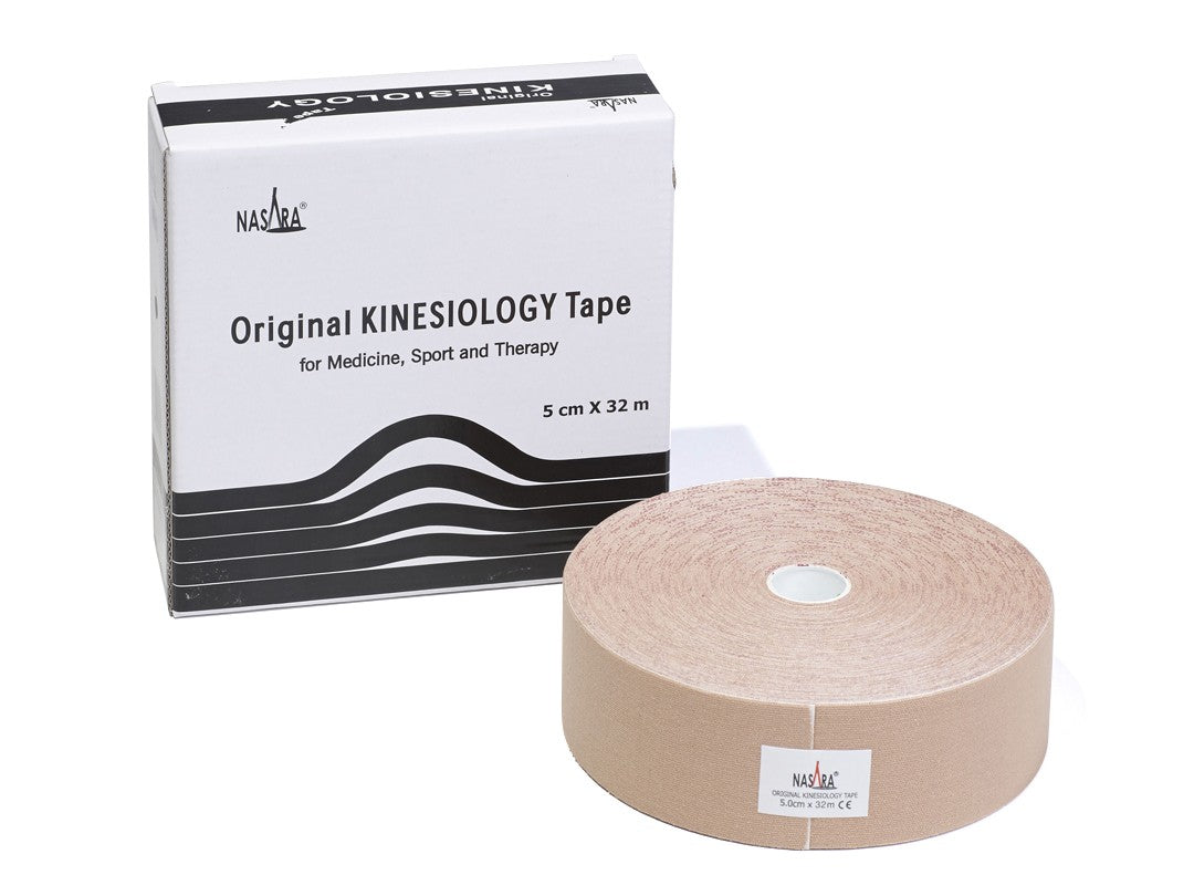 NASARA kinesiologi Tape 32 m x 5 cm Beige