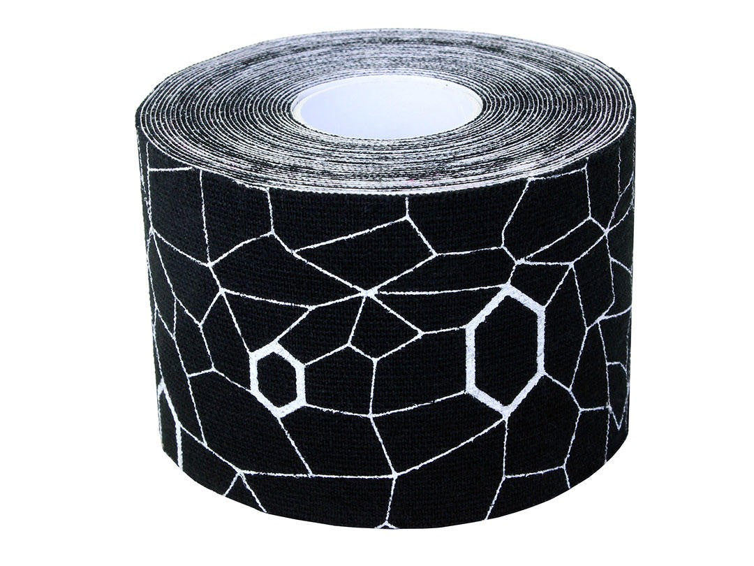 Thera-Band Kinesiologi Tape XactStretch, 5 m x 5 cm, Svart/hvit