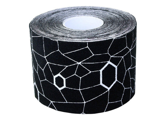 Thera-Band Kinesiologi Tape XactStretch, 5 m x 5 cm, Svart/hvit