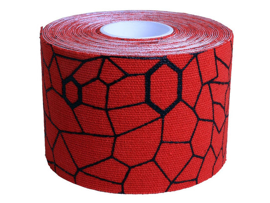 Thera-Band Kinesiologi Tape XactStretch, 5 m x 5 cm, Rød/svart