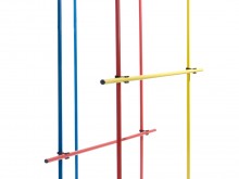 Plast stenger 155 cm sortert farge