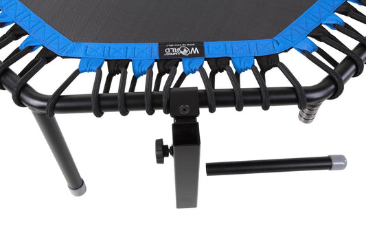 Original professional WOLD JUMPING Highspeed Trampoline standard Home BLÅ