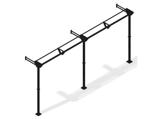 Treningsramme - festes til vegg Til slynger - 514 x 85 x 233 cm