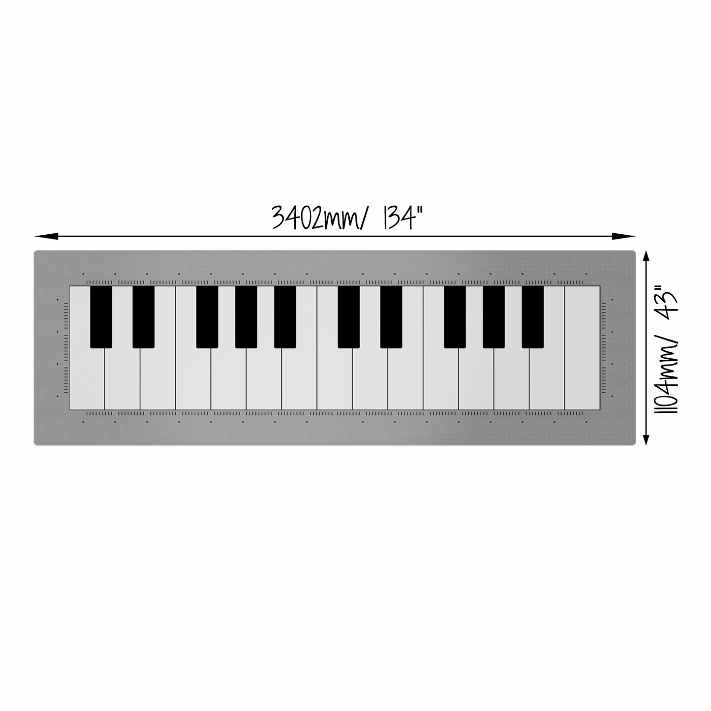 Grand Floor Piano utendørs gulvpiano