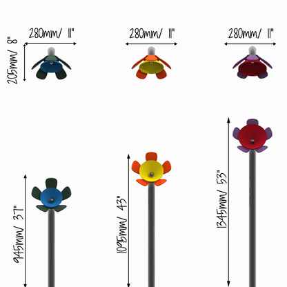 Harmony Flowers utendørs blomsterbjeller