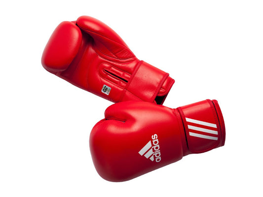 adidas® Boksehansker AIBA 12 ounces Rød