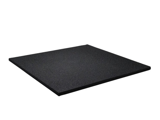 Sportsgulv fitness 100 x 100 cm 20 mm - Svart