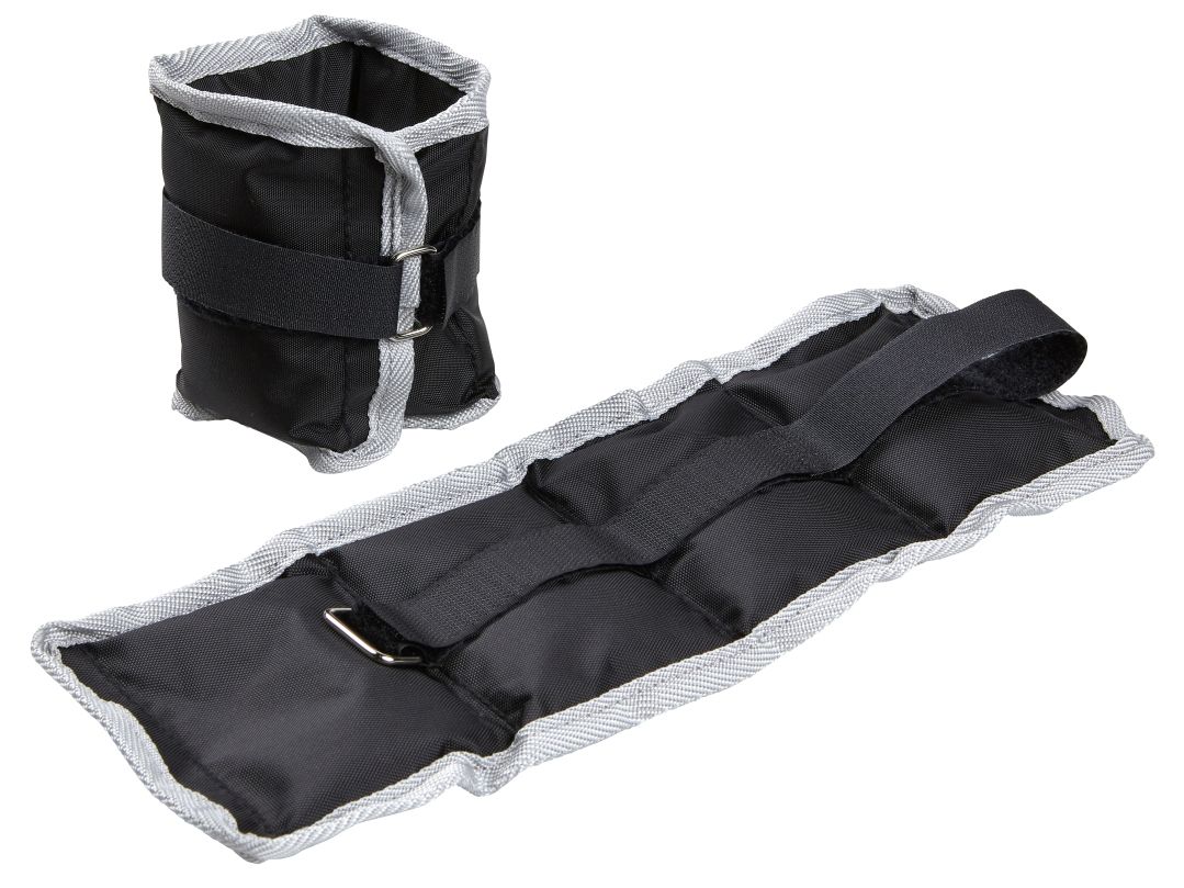 Hånd- og Ankelleddmansjetter 2 x 1,5  kg. par i grå eller svart