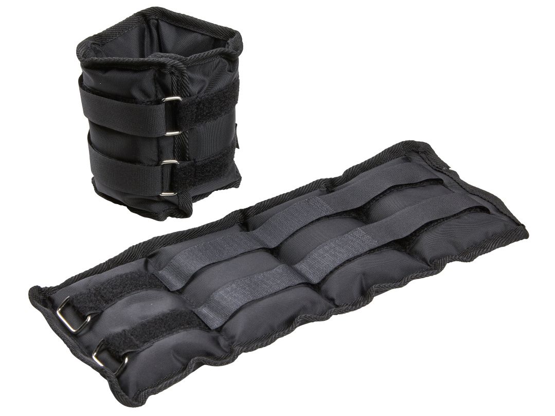 Hånd- og Ankelleddmansjetter 2 x 2,0  kg. par i svart