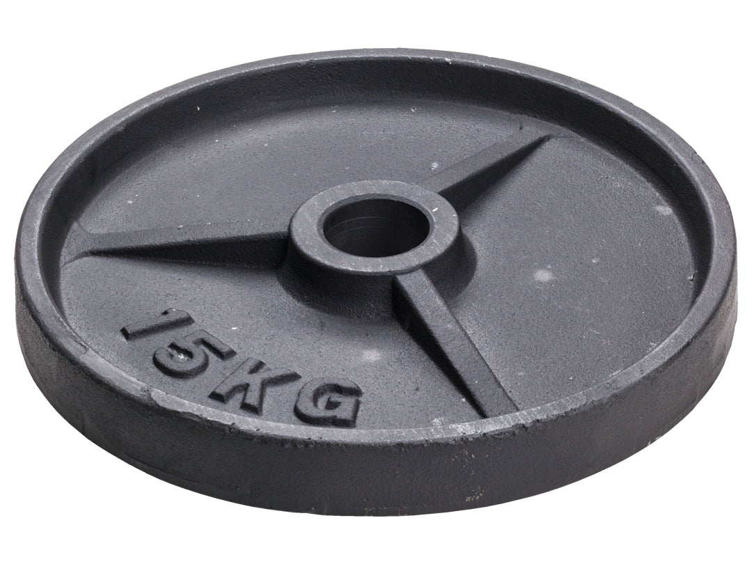 Vektskive Støpejern 15 kg - 50mm