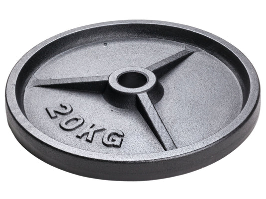 Vektskive Støpejern 20 kg - 50mm