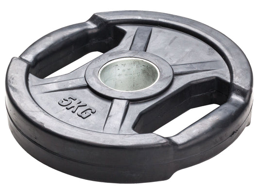 Vekt plate, gummibelagt 5 kg 50mm